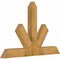 Ekena Millwork Saratoga Rough Sawn Timber Gable Bracket, Western Red Cedar, 60"W x 40"H x 4"D x 6"F, 16/12 Pitch GBW060X40X0406SAR00RWR - alternate 5